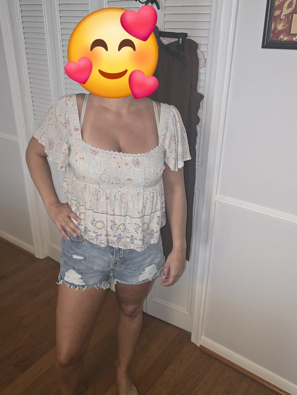 Floral Mint Off-Shoulder Ruffle Crop Top
